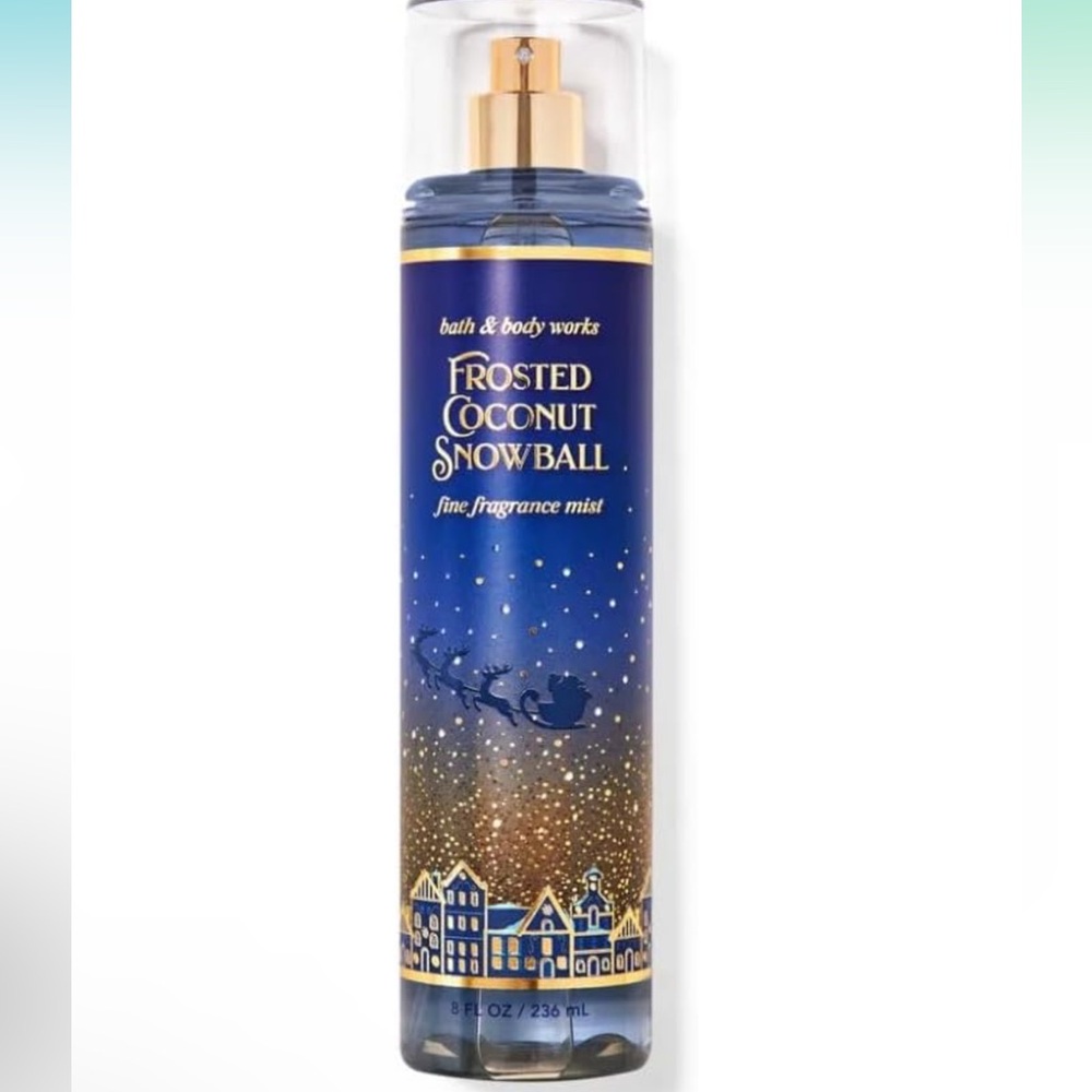 Bath Body Frosted Coconut Snowball Fine Fragrance Mist 8 Fl Oz